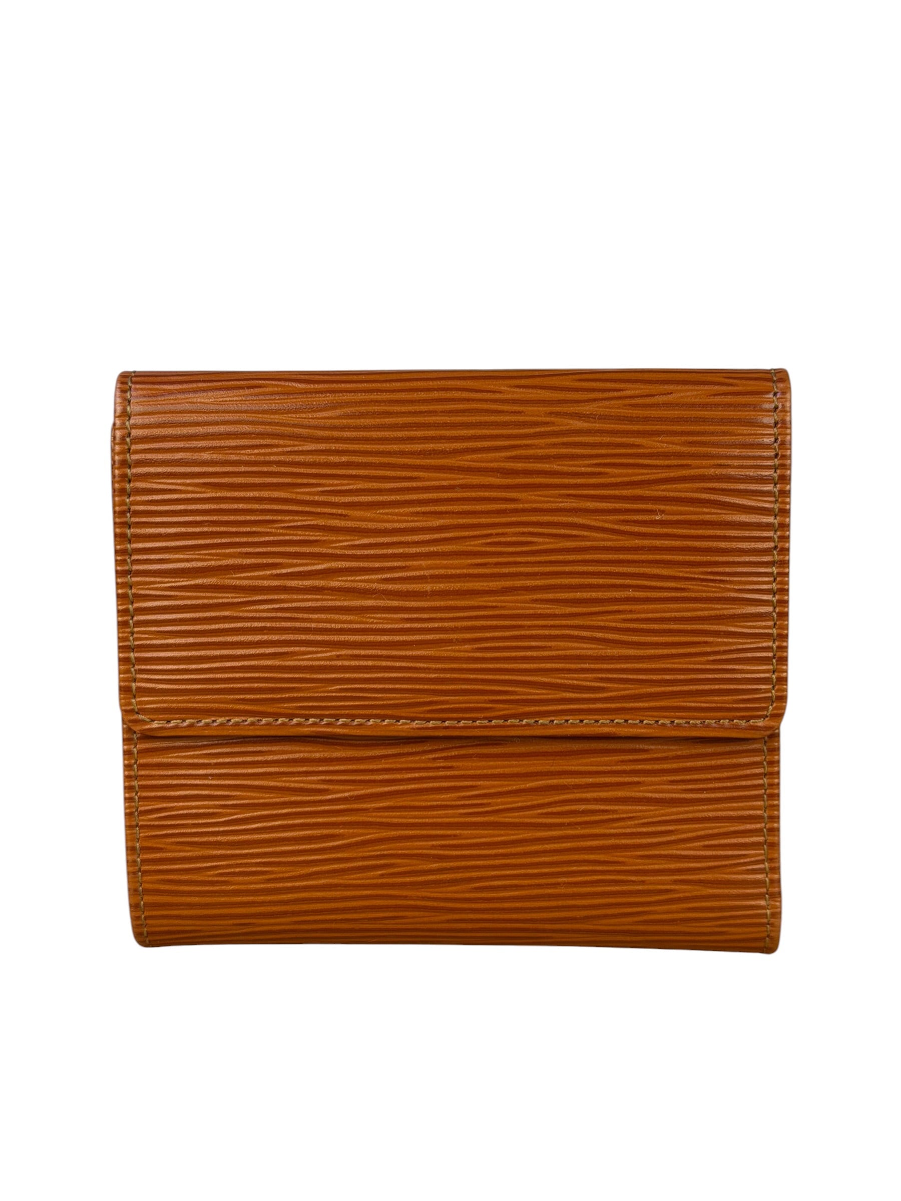 Louis Vuitton Brown Leather Elise Compact Wallet