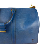 Louis Vuitton Vintage Blue Epi Leather Keepall