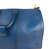 Louis Vuitton Vintage Blue Epi Leather Keepall