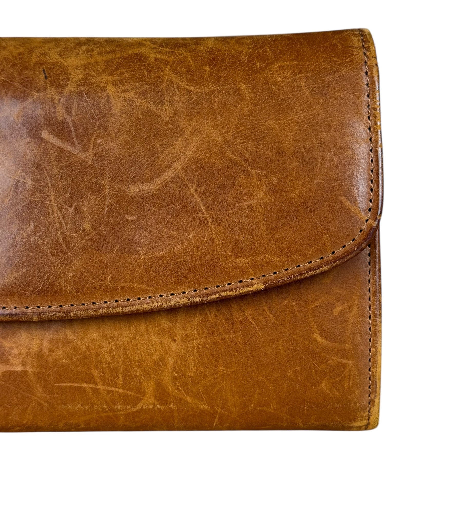 Coach Vintage Brown Leather Long Wallet