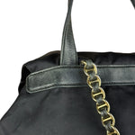 Prada Vintage Black Nylon Drawstring Backpack