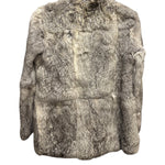 Vintage Grey Fox Fur Coat