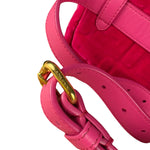 Fendi Pink Zucca Velvet Baguette Belt Bag