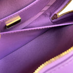 Chanel CC In Love Purple Quilted Leather Heart Bag 2022