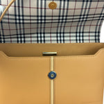 Burberry Brown Leather Shoulder Bag