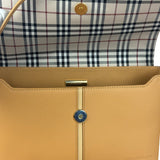 Burberry Brown Leather Shoulder Bag