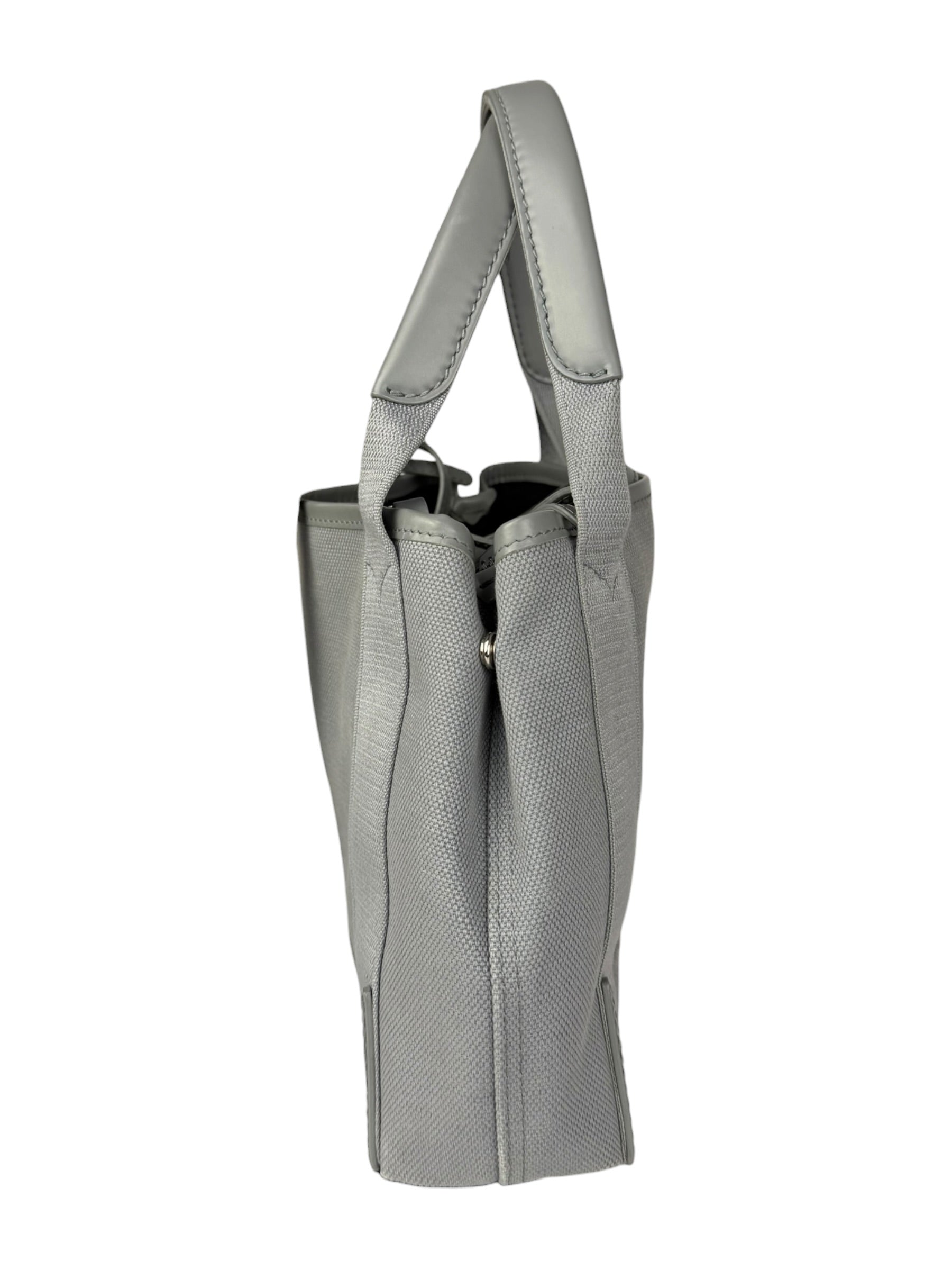 Balenciaga Grey Canvas/Leather Cabas Small 2Way Tote