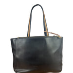 Chloe Black Leather Roy Large Zip Shoulder Bag