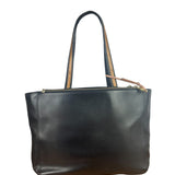 Chloe Black Leather Roy Large Zip Shoulder Bag