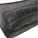 Chanel Black Satin Chocolate Bar Mini East-West Flap Bag