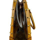 Louis Vuitton Vintage Brown Leather/PVC Monogram Ambre Tote