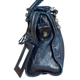 Balenciaga Navy Blue Giant Hardware City Bag