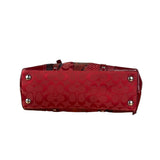 Coach Red Leather Patchwork Handbag