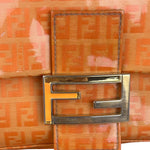 Fendi Orange Vinyl Mamma Baguette