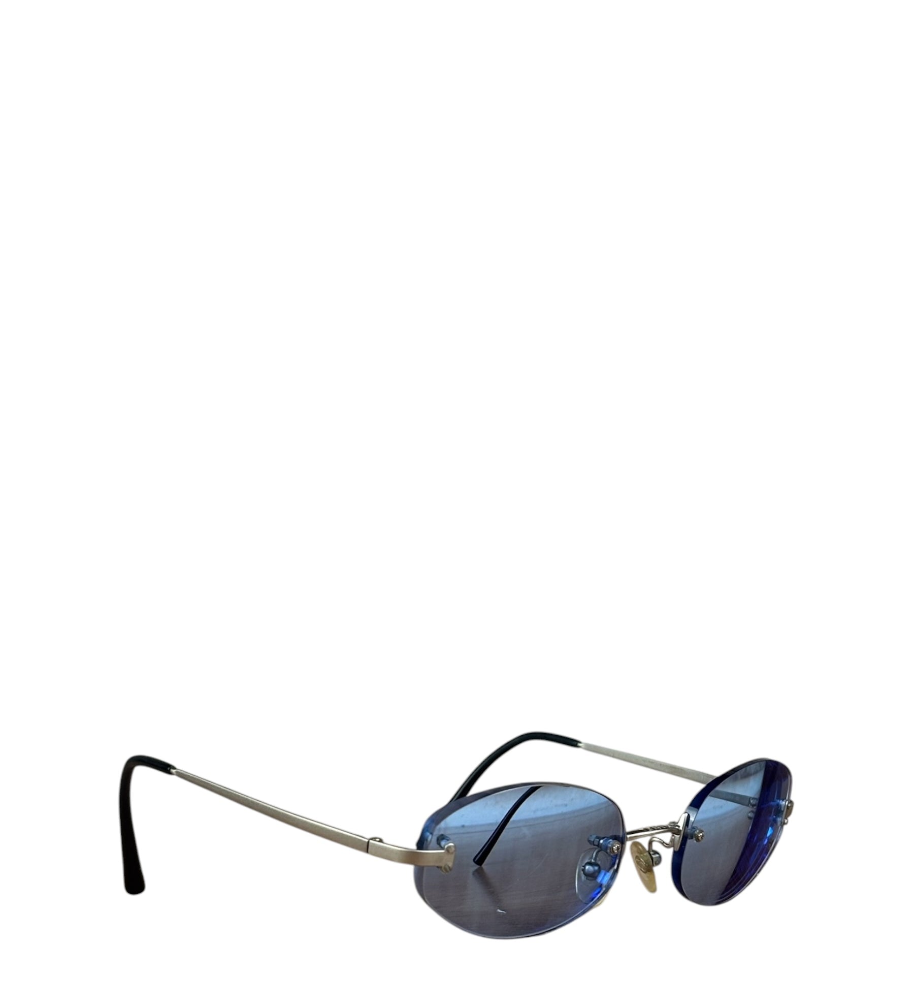 Chanel Vintage Oval Rimeless Sunglasses 4003 RX