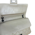 Chanel Aged Ivory Quilted Leather 2.55 Reissue Double Flap Bag 2009