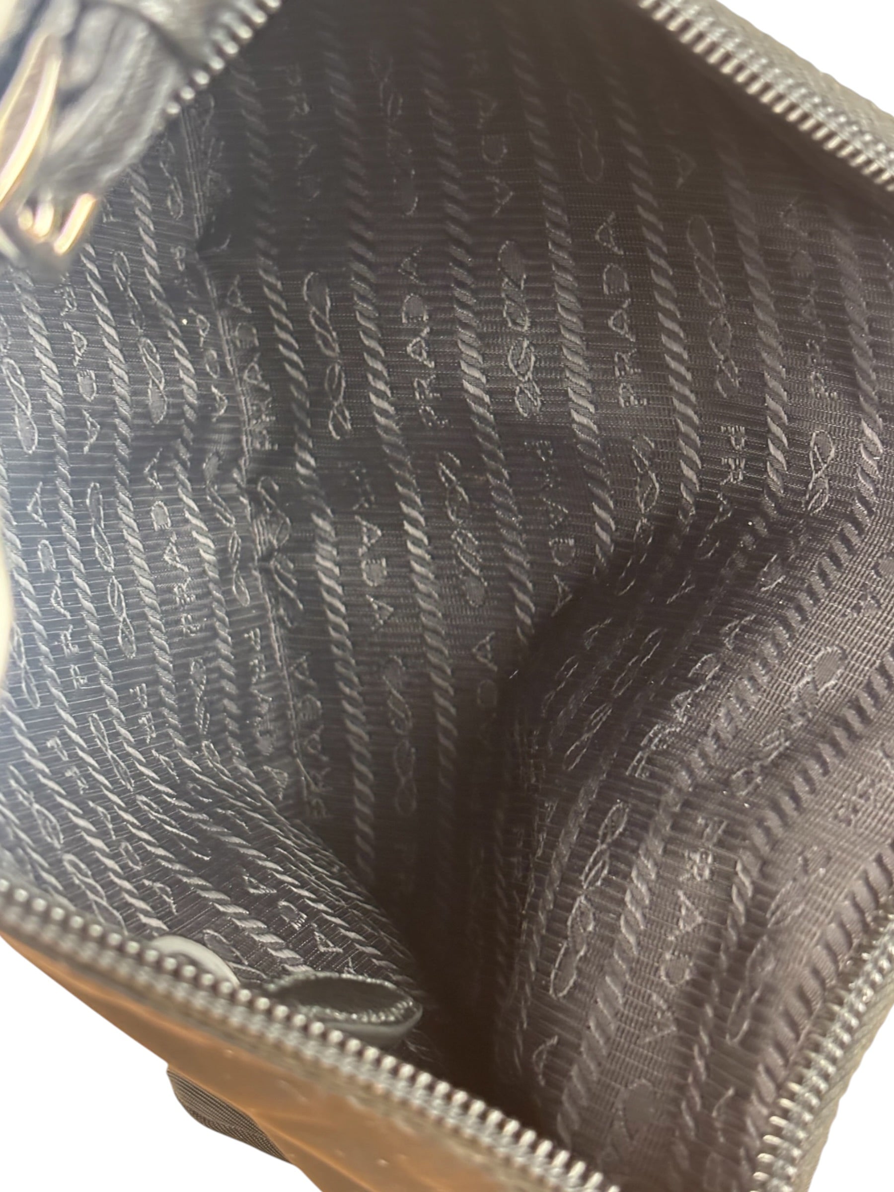 Prada Black Nylon Pouch