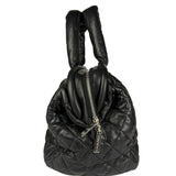 Chanel Black Caviar Quilted Coco Cocoon Bowler Bag 2009