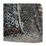 Chanel Silver Sequin East/West Flap Bag 2006