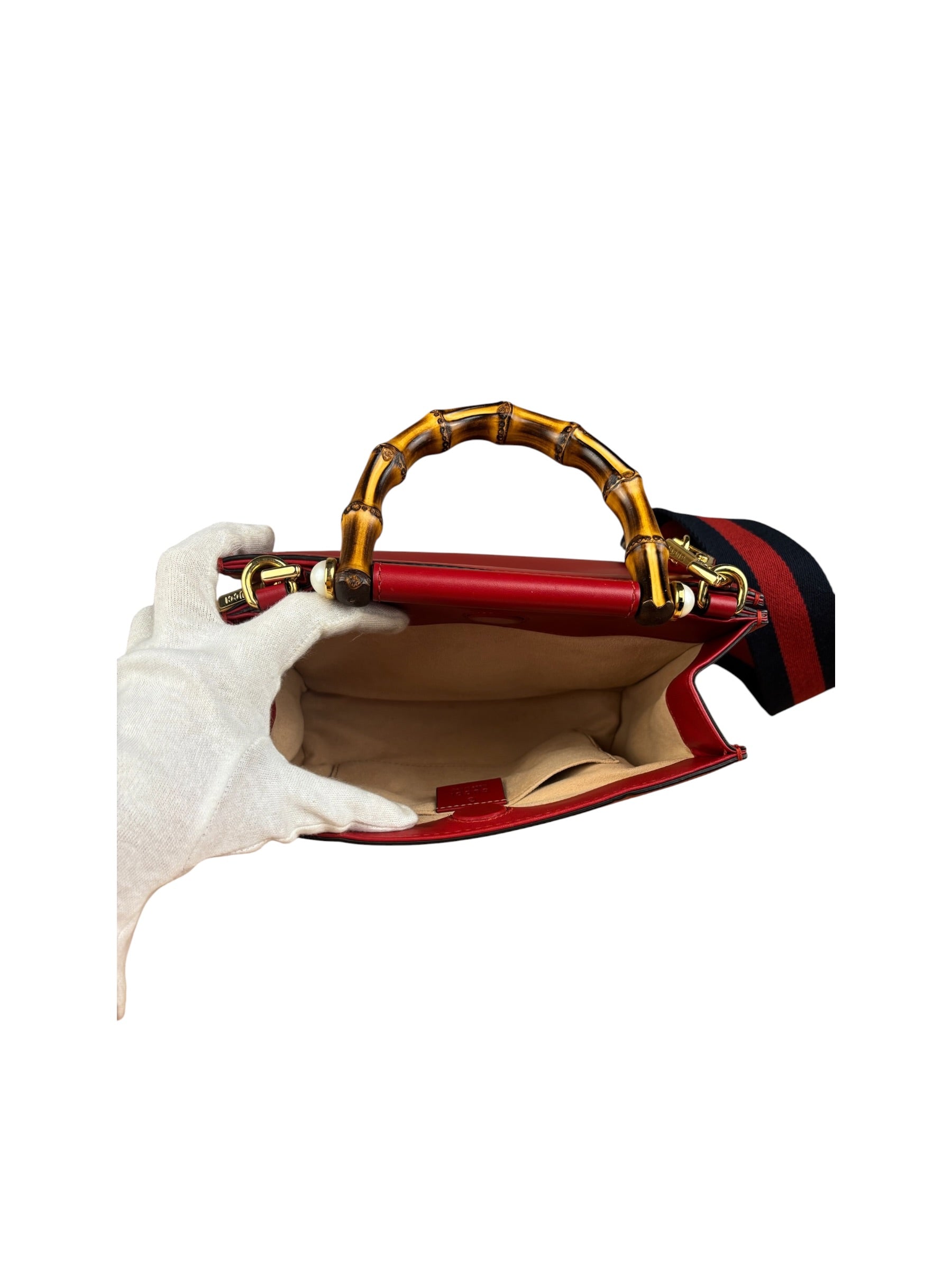 Gucci Bamboo Nymphaea Mini Bag