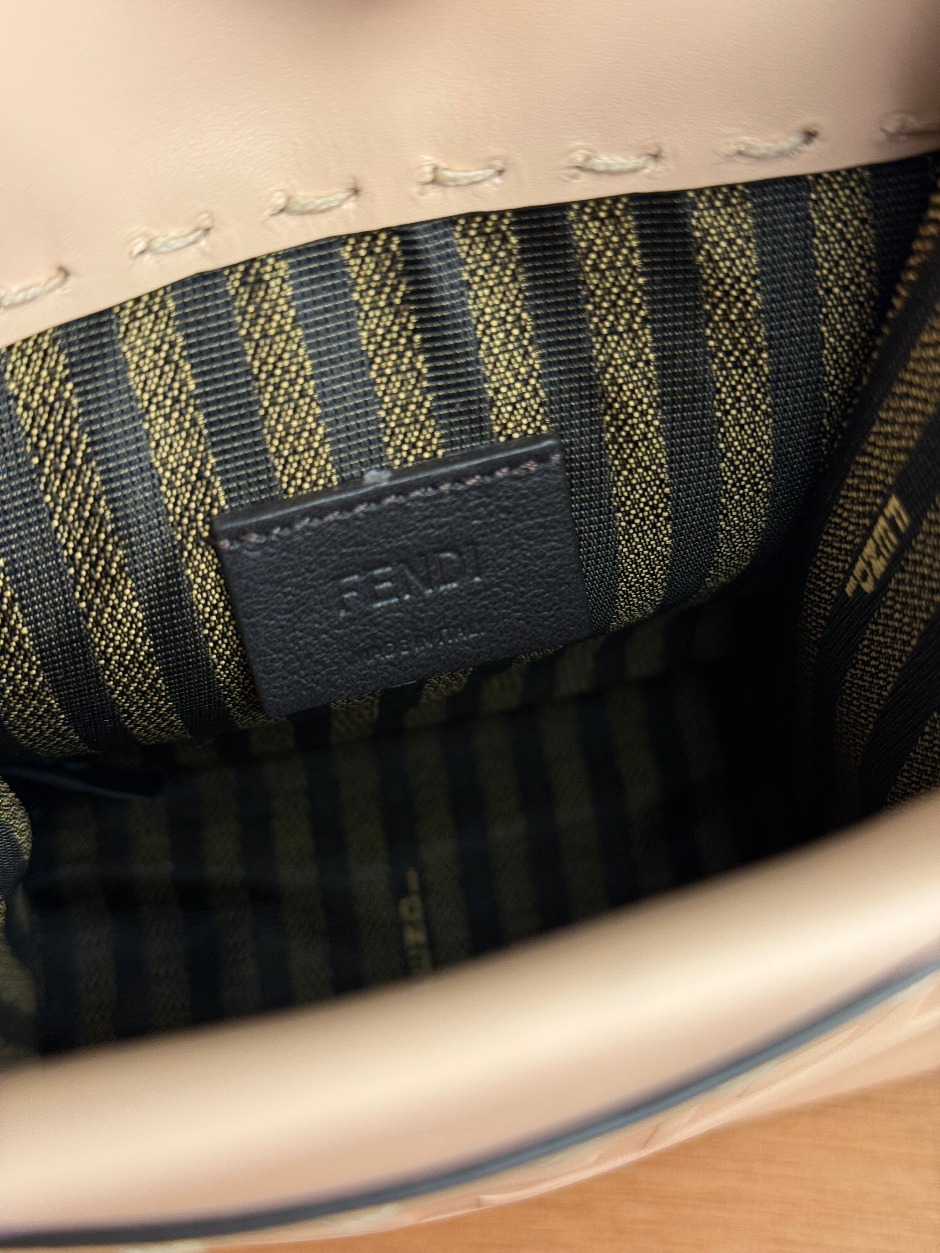 Fendi Mini Pink Sunshine Shopper Tote