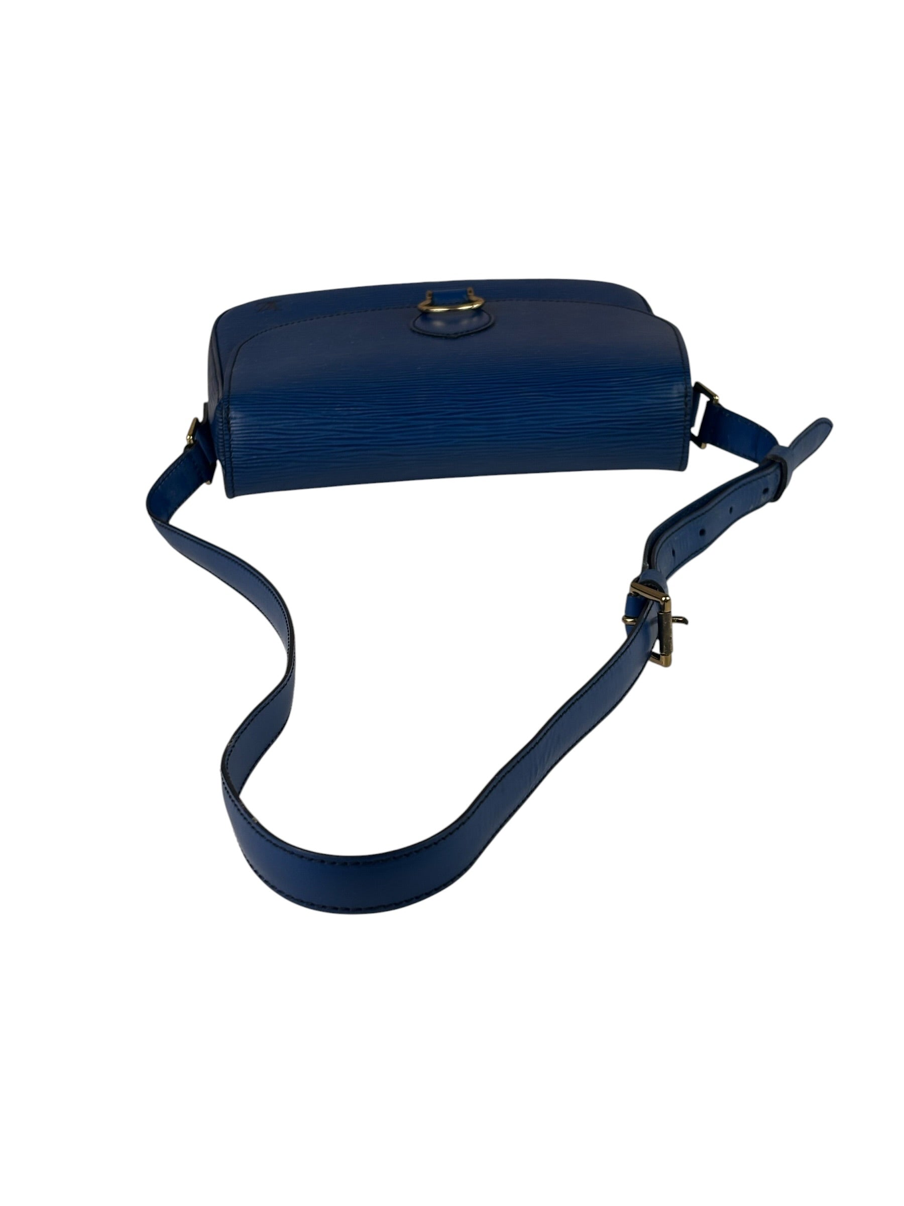 Louis Vuitton Vintage Blue Epi Saint Cloud GM Crossbody