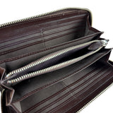 Vivienne Westwood Brown Leather Logo Zippy Wallet