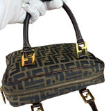 Fendi FF Vintage Zucca Mini Top Handle Bag