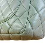 Chanel Light Sage Green Medium Classic Flap Shoulder Bag 2008