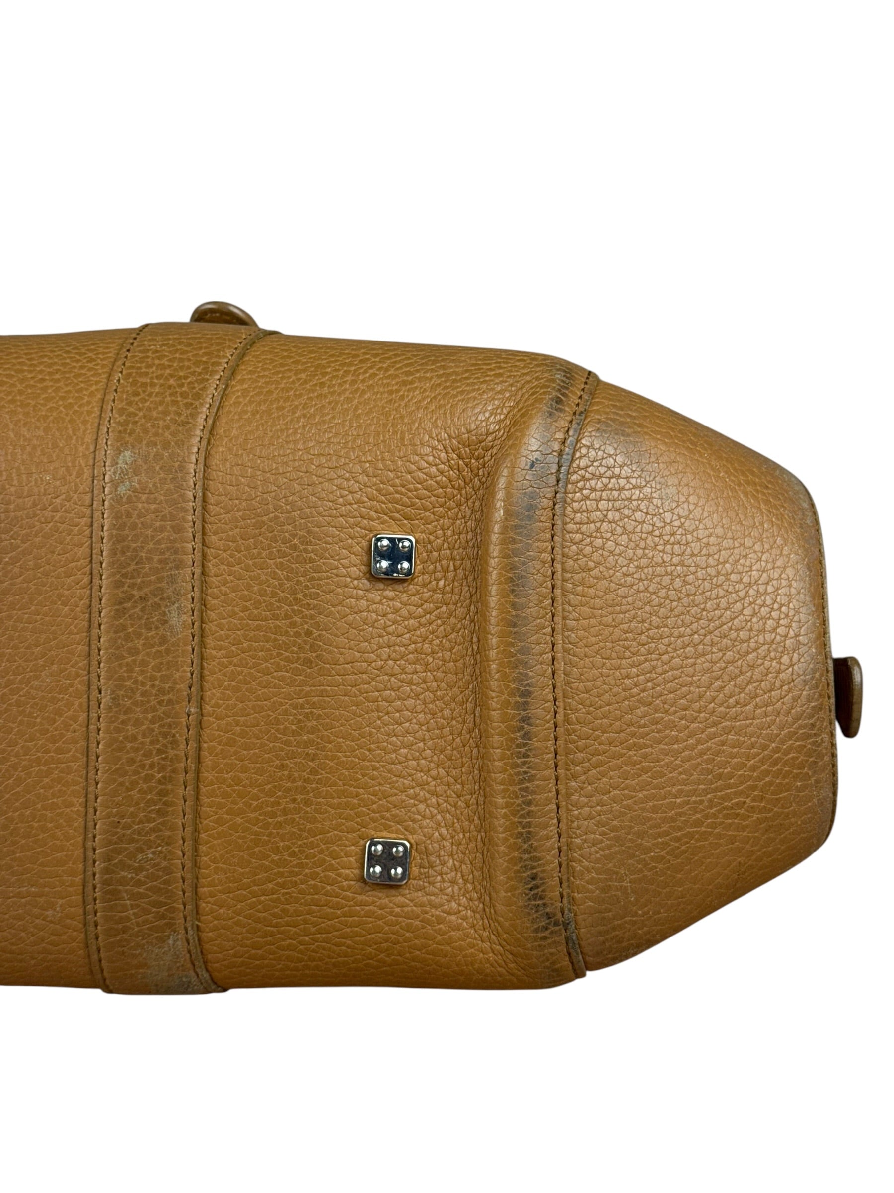 Loewe Brown Leather Senda Top Handle Bag