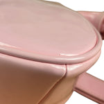 Diesel Pink Patent Leather Play Shoulder Bag