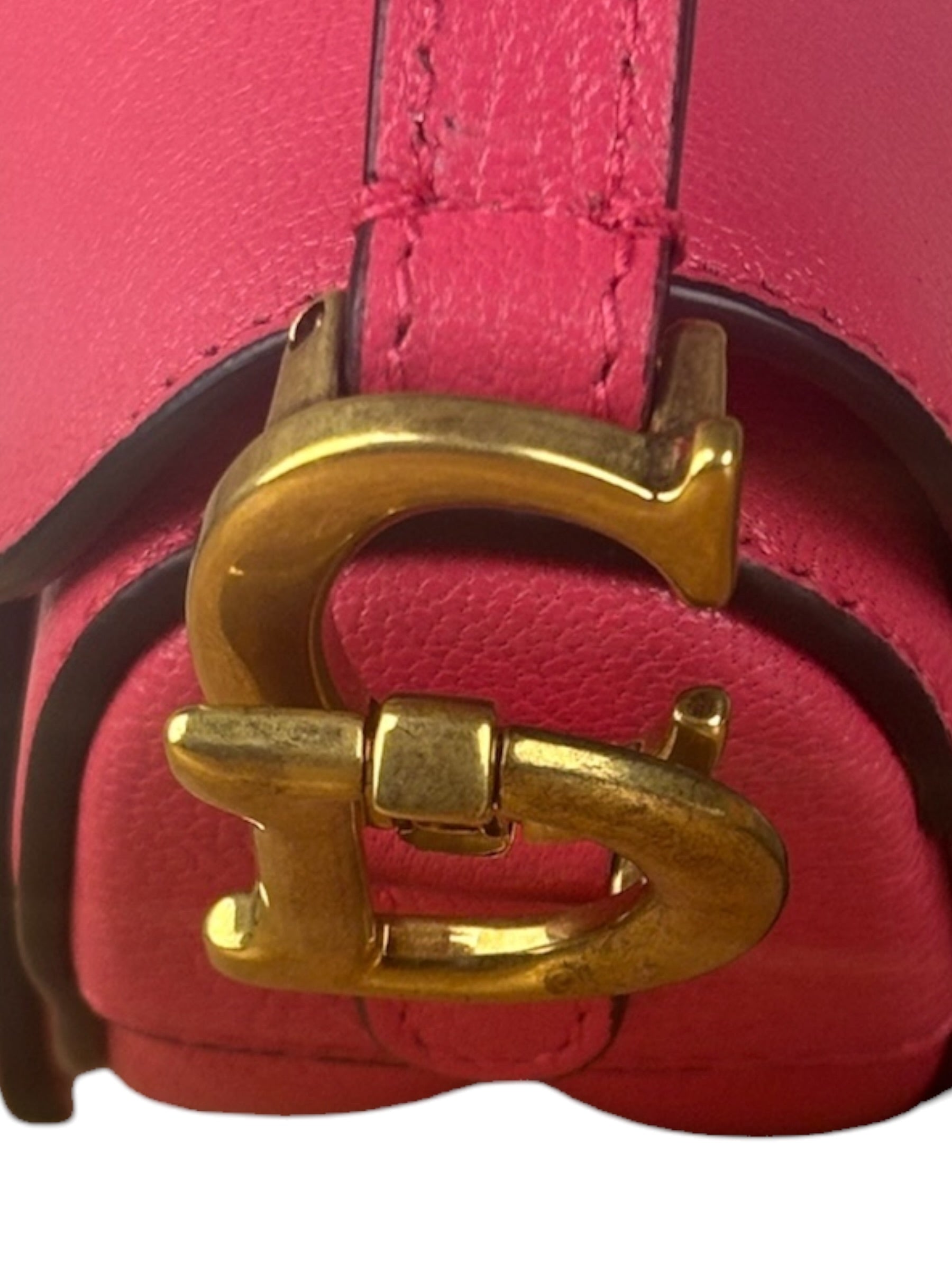 Christian Dior Pink Sanddle Micro Shoulder Bag