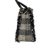 Christian Dior Black/White Tweed Lady Dior Two-Way Bag