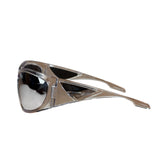 Givenchy Silver Giv Cut Shield Sunglasses