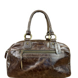 Balenicaga Brown Leather Whistle Handbag
