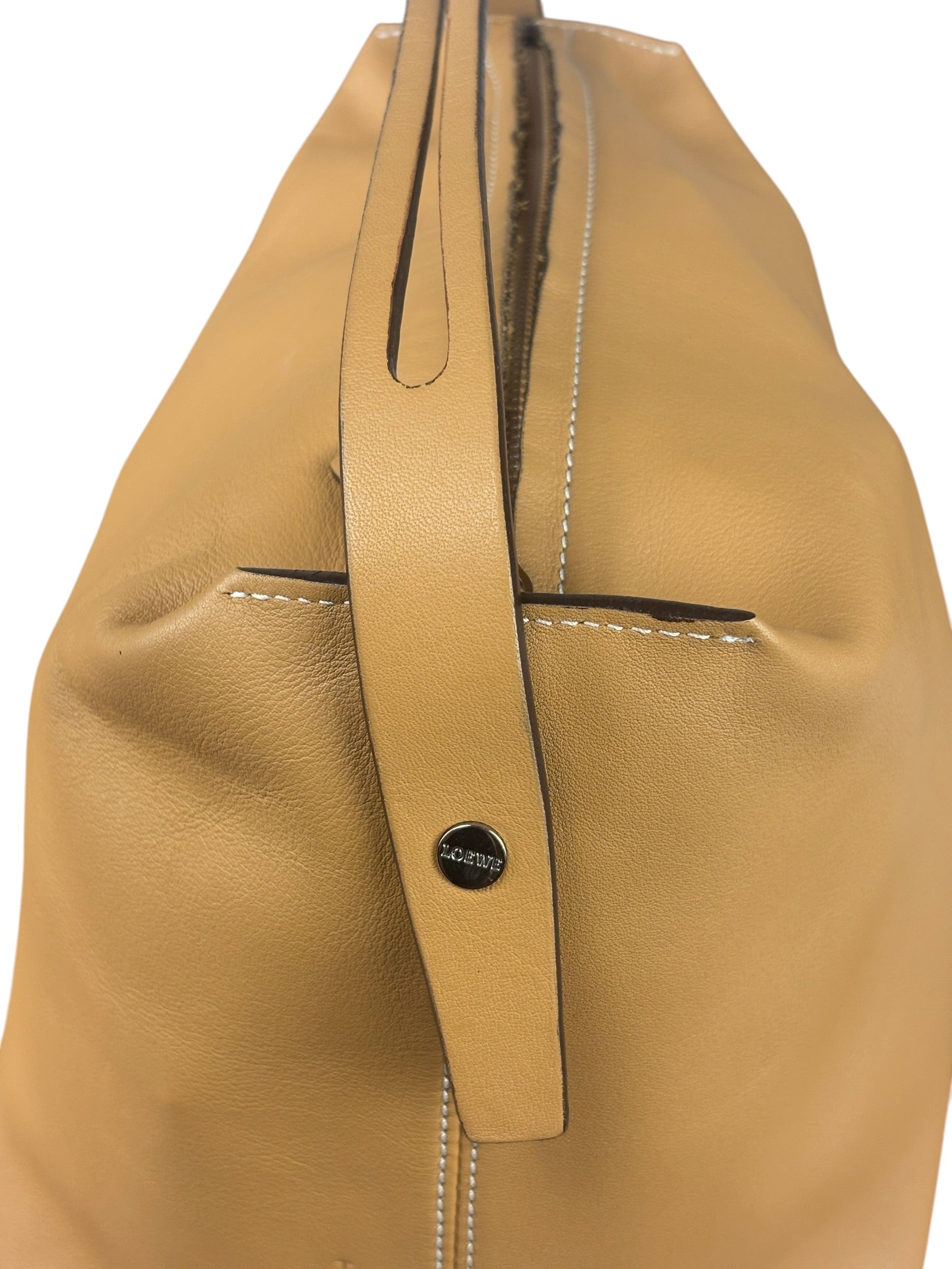 Loewe Cubi Leather Hand Bag