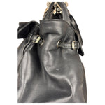 Christian Dior Vintage Black Leather Le Trente Shoulder Bag