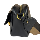 Fendi Black Leather Camera Crossbody