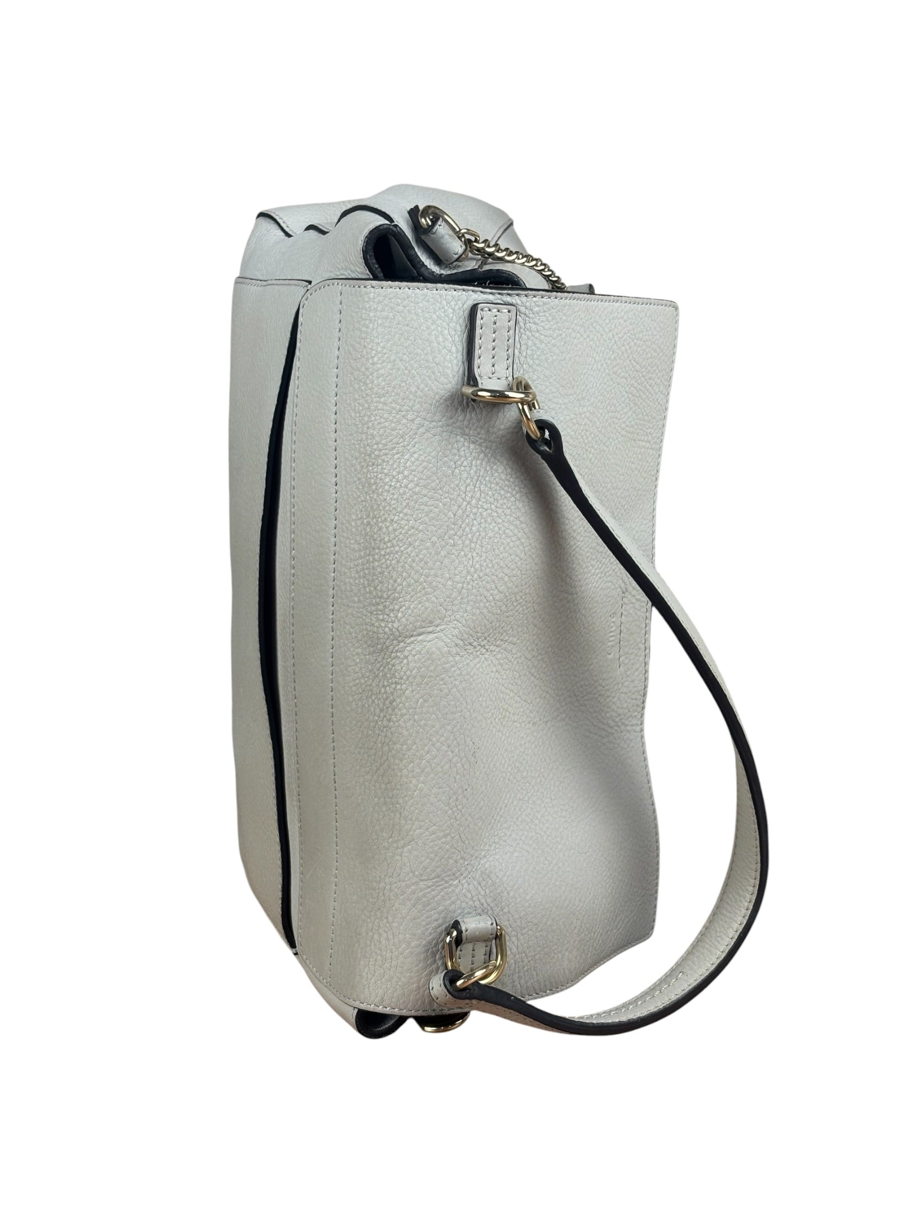 Chloe Off-White Faye Day Medium Shoulder Bag