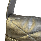 Saint Laurent Metallic Bronze Lambskin Quilted Le 57 Shoulder Bag