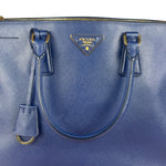 Prada Blue Galleria Saffiano Leather Tote