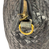 Bottega Veneta Black Intrecciato Large Handbag