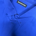 Balenciaga Blue Poplin Button Up Shirt