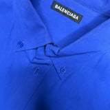 Balenciaga Blue Poplin Button Up Shirt