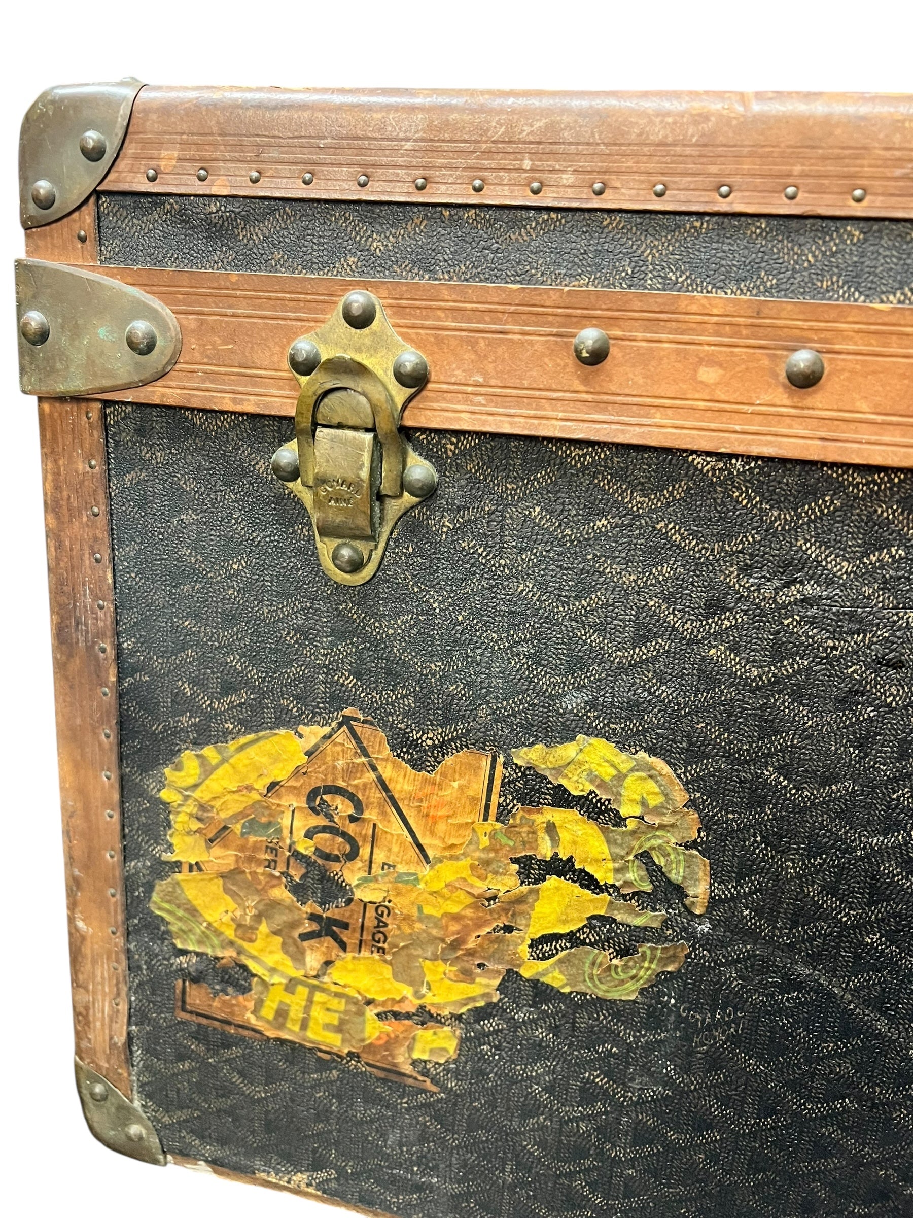Goyard Vintage ca. 1930s Steamer Trunk