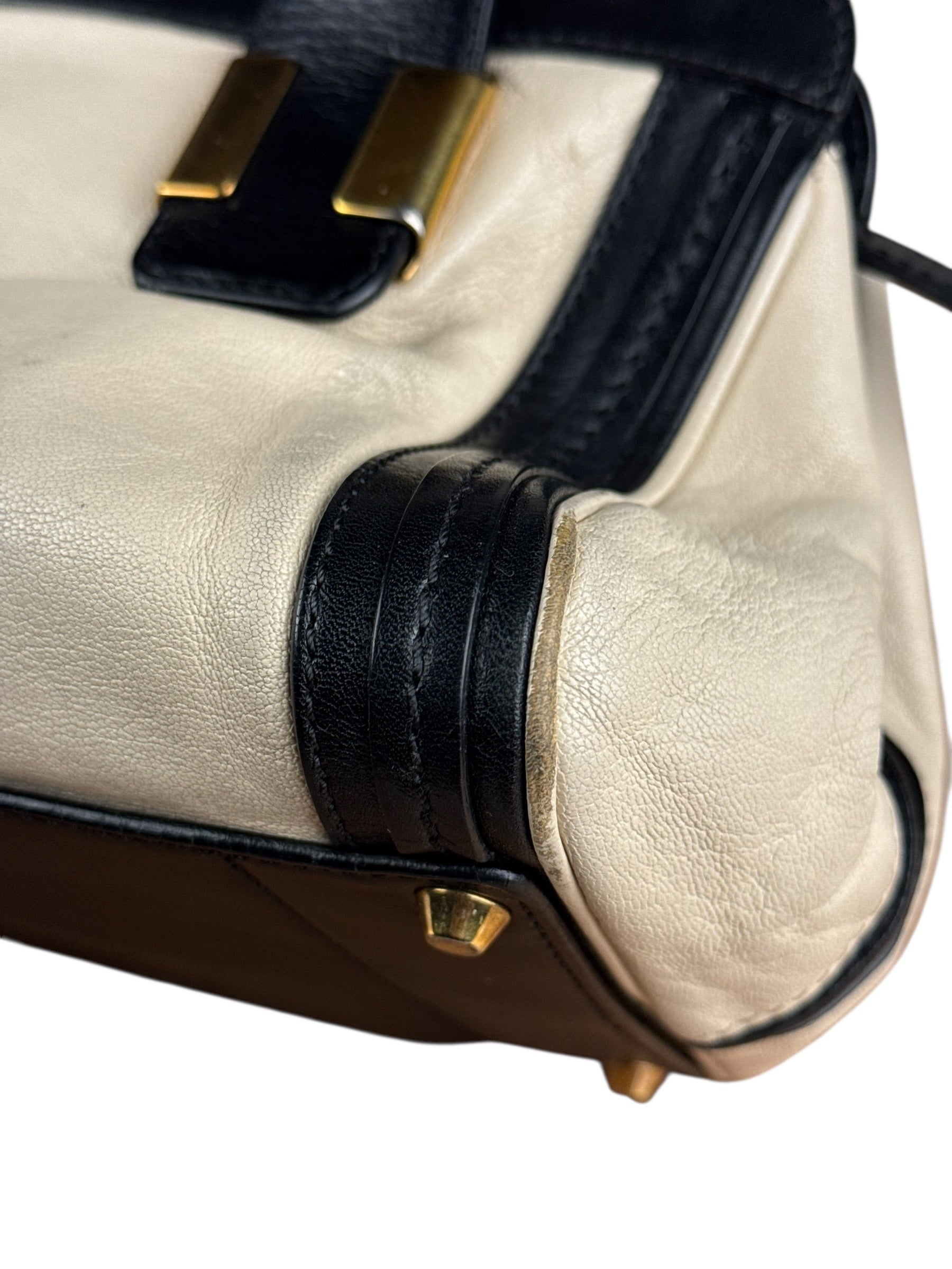 Chloé Black Leather Alice Handle Bag