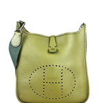 Hermes Taurillon Clemence Evelyne Green