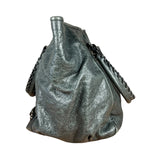 Balenciaga Leather Motocross Muted Teal Sunday Tote