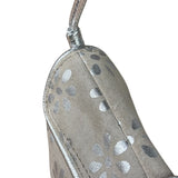 Celine Grey/Silver Suede/Leather Daisy Pochette