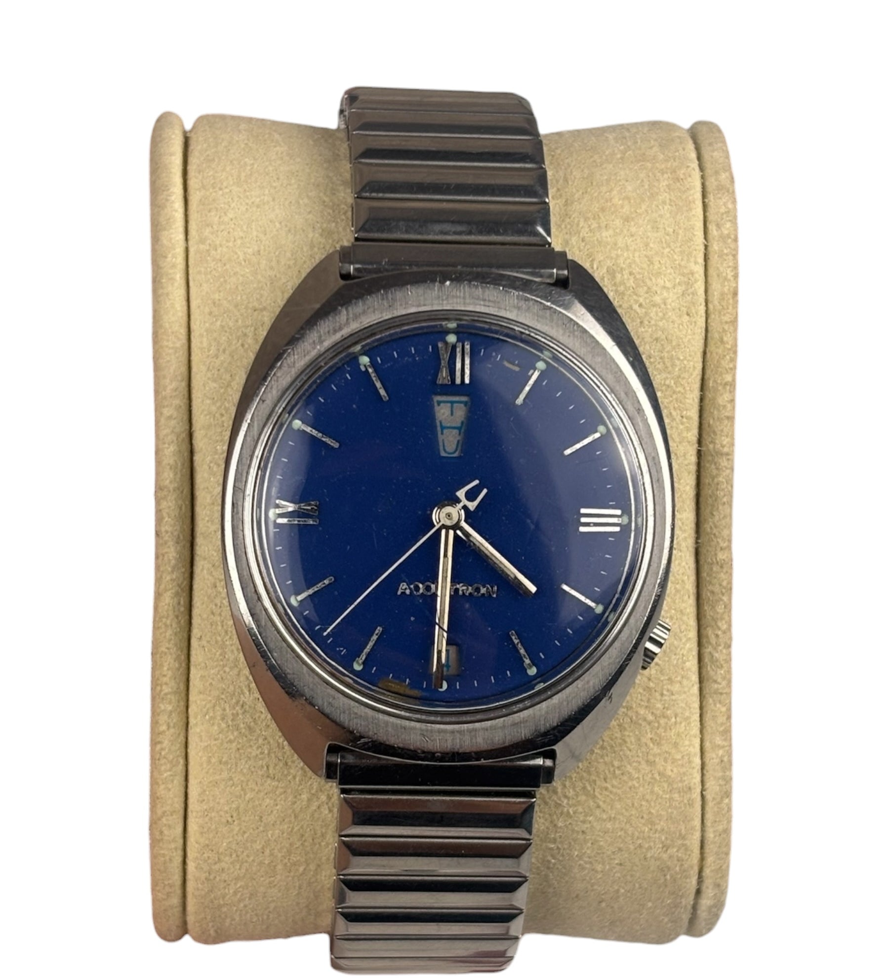 Bulova Accutron Blue Dial Day-Date